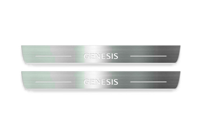 Genesis G80 I 2016-2020 Car Door Sill With Logo Genesis