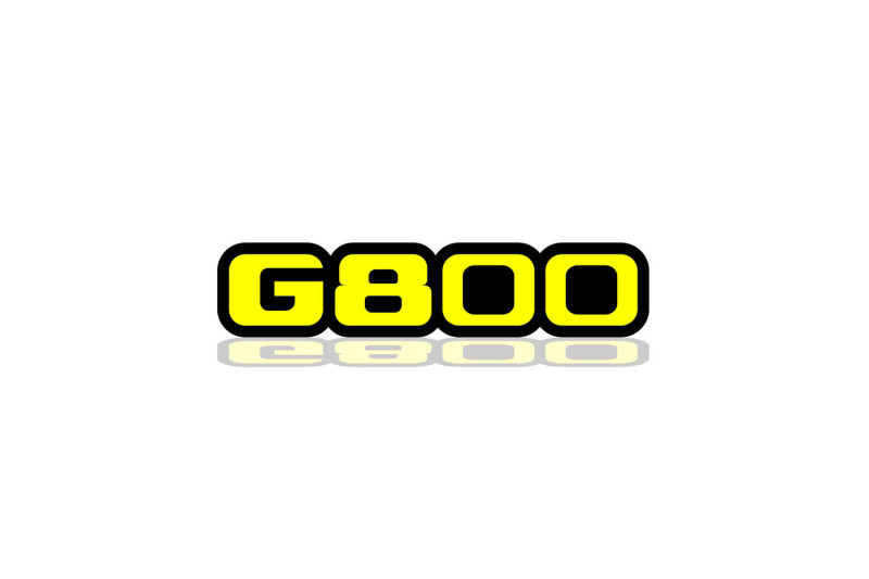 Mercedes G-Class tailgate trunk rear emblem with G800 logo