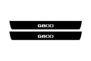 Mercedes G-Class W464 2018+ Led Door Sill Pro With Logo G800 (Premium Painting) Mercedes Led Door Sills PRO opdesign