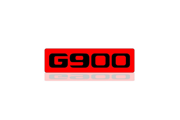 Mercedes G-Class tailgate trunk rear emblem with G900 logo (type 2)