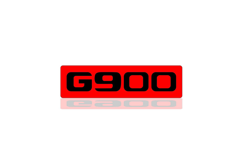 Mercedes G-Class Radiator grille emblem with G900 logo (type 2) Mercedes emblems decoinfabric