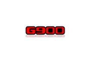 Mercedes G-Class Emblem & Badges set with G900 logo Mercedes emblems decoinfabric BLACK RED