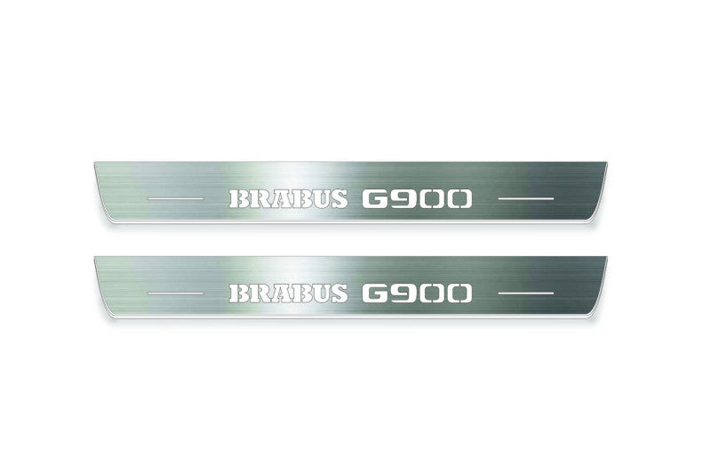 Mercedes G-Class W464 2018+ LED Door Sills PRO With Brabus G900 Logo