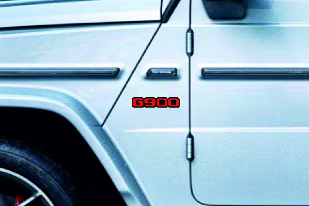Mercedes G-Class emblem for fenders with G900 logo fender decoinfabric