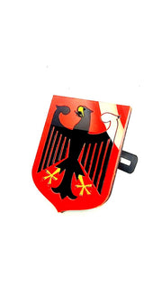Radiator grille emblem with Germany logo (type 3) Custom design emblems decoinfabric