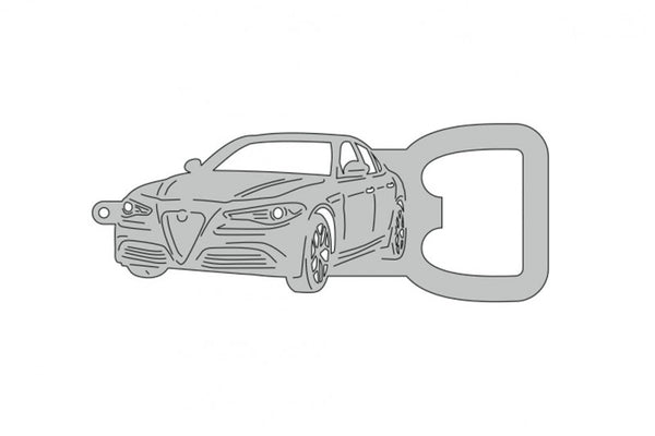 Keychain Bottle Opener for Alfa Romeo Giulia 2016+