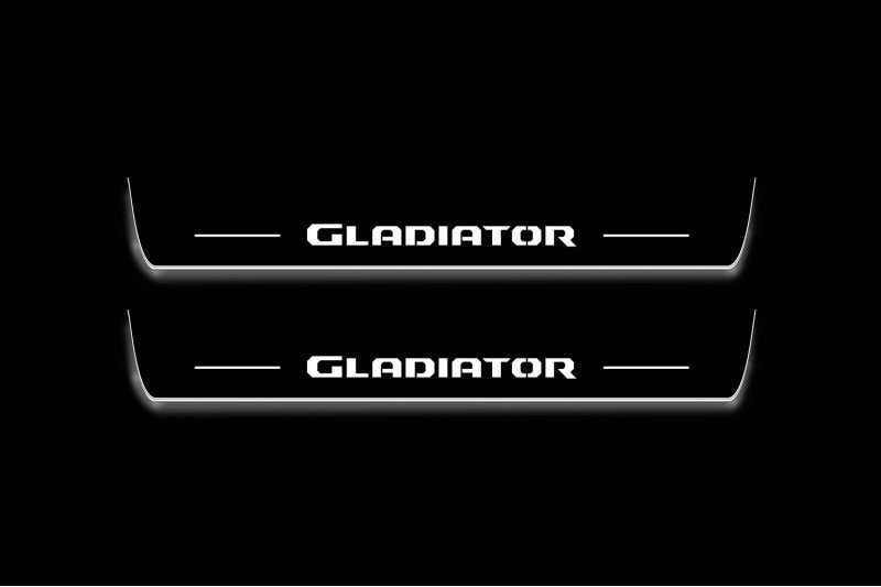 Jeep Gladiator JT 2019+ Car Sill With Logo Gladiator