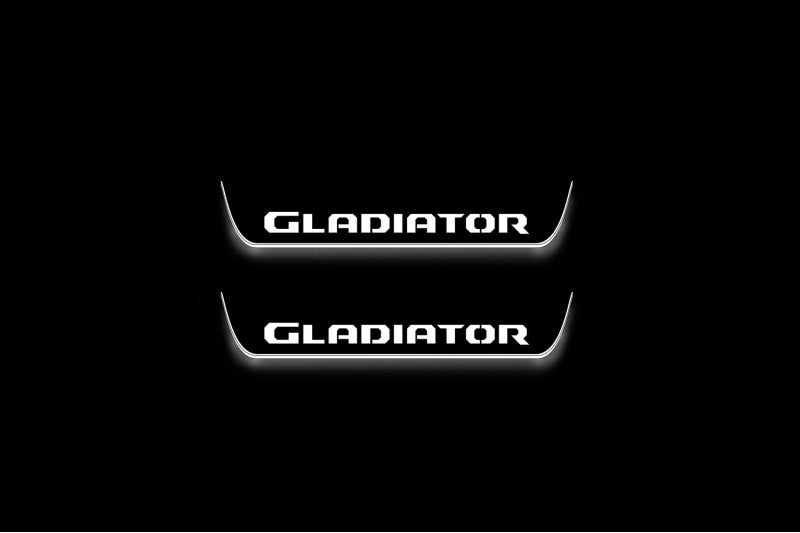 Jeep Gladiator JT 2019+ Car Sill With Logo Gladiator