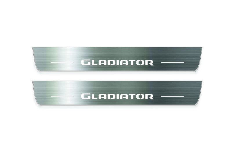 Jeep Gladiator JT 2019+ Car Sill With Logo Gladiator