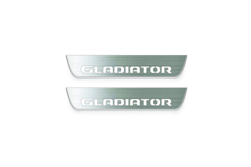 Jeep Gladiator JT 2019+ Car Sill With Logo Gladiator