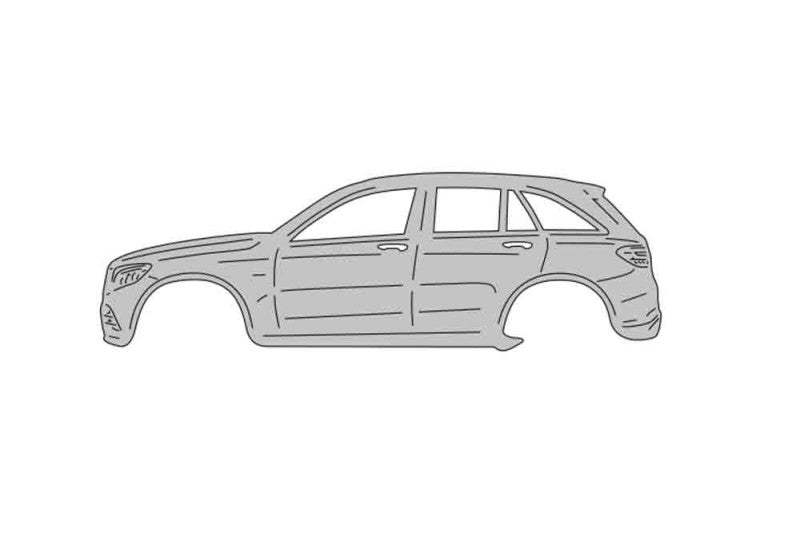 Keychain Bottle Opener for Mercedes GLC-Class X253 2016+ Keychains opdesign
