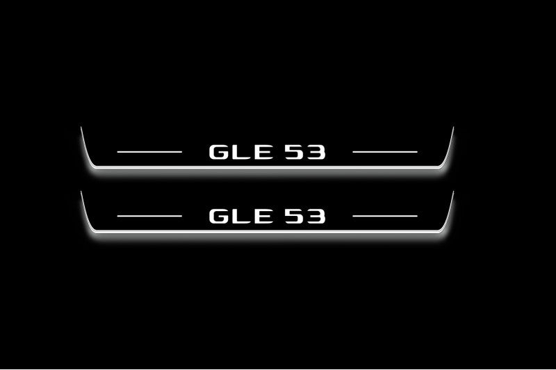 Mercedes GLE II W167 2019+ Car Door Sill With Logo GLE 53