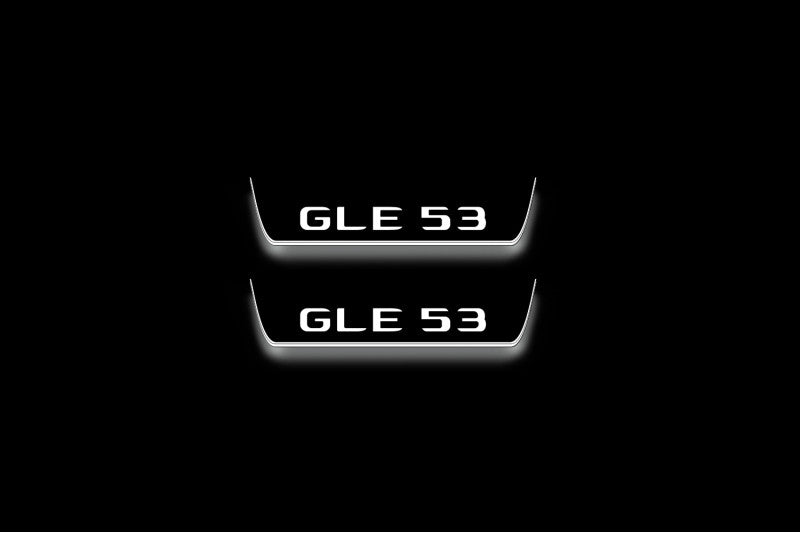 Mercedes GLE II W167 2019+ Car Door Sill With Logo GLE 53