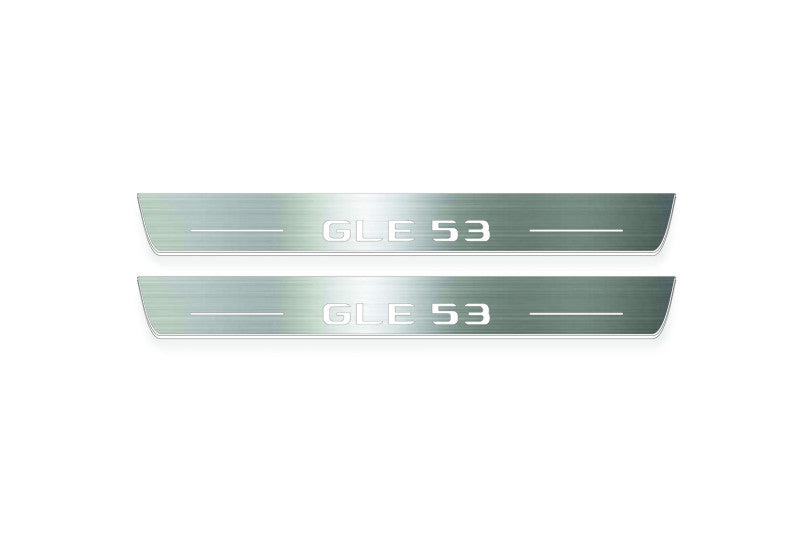 Mercedes GLE II W167 2019+ Car Door Sill With Logo GLE 53