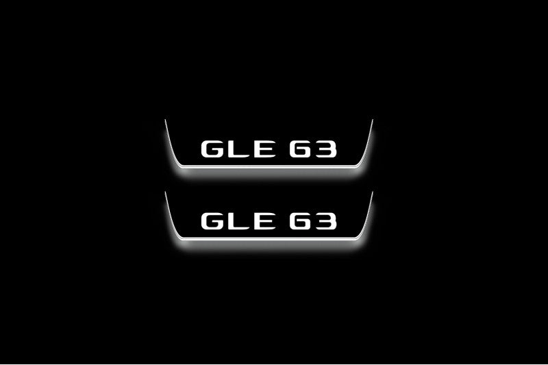 Mercedes GLE II W167 2019+ Car Door Sill With Logo GLE 63