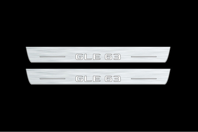 Mercedes GLE II W167 2019+ Car Door Sill With Logo GLE 63 Mercedes Led Door Sills opdesign