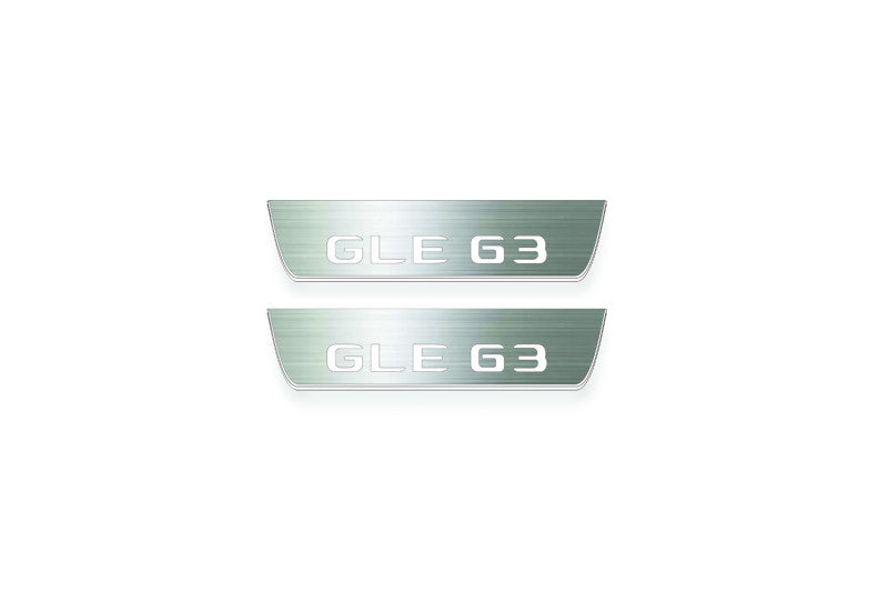 Mercedes GLE II W167 2019+ Car Door Sill With Logo GLE 63