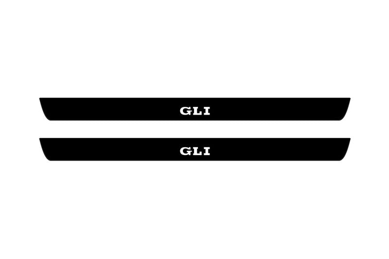 Volkswagen Jetta VII 2019+ Led Door Sill Pro With Logo GLI (Premium Painting) Volkswagen Led Door Sills PRO opdesign