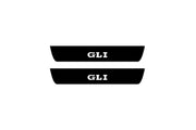 Volkswagen Jetta VI 2010-2018 Led Door Sill Pro With Logo GLI (Premium Painting) Volkswagen Led Door Sills PRO opdesign