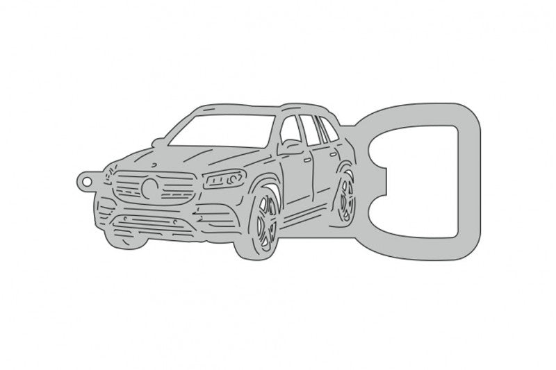 Keychain Bottle Opener for Mercedes GLS-Class II 2019+ Keychains opdesign