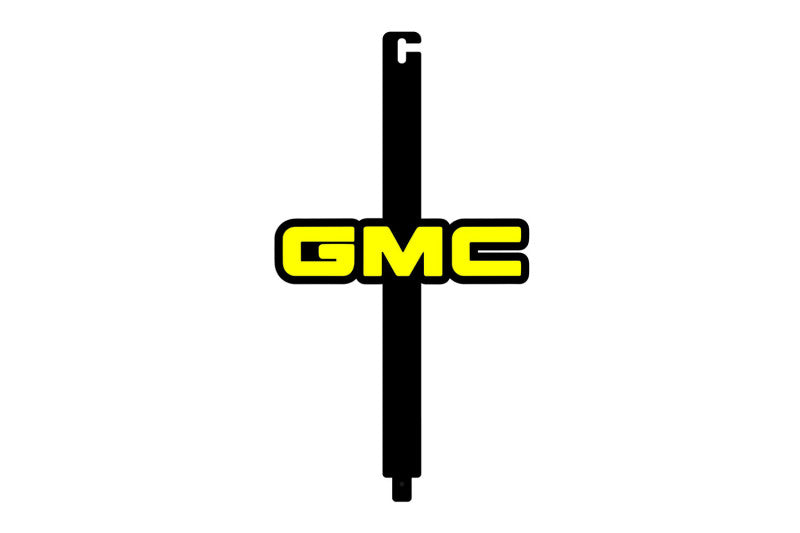 Car Show Stainless Steel Hood Prop with GMC (type 2) Logo