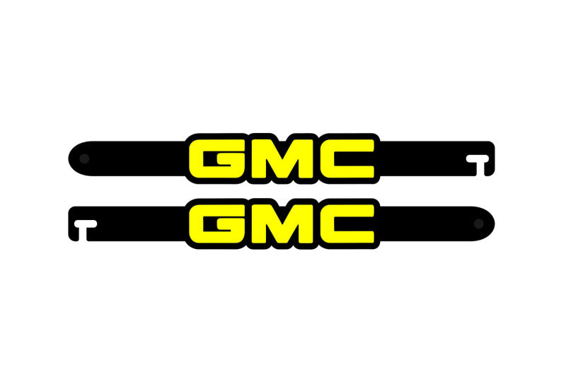 Custom Car Show Door Props GMC (type 2) Logo Stainless Steel Car Show Stainless Steel Door Props decoinfabric