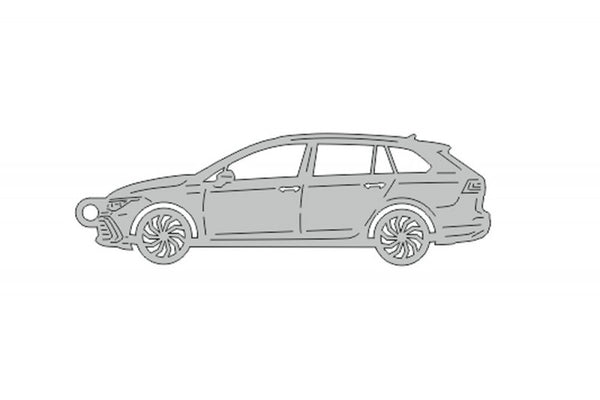 Car Keychain for Volkswagen Golf VIII Universal 2020+ (type 3D) - decoinfabric