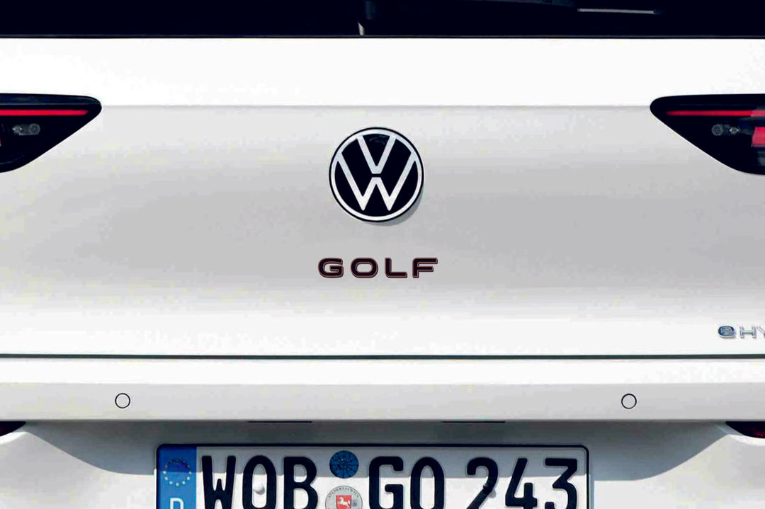 Volkswagen tailgate trunk rear 3D emblem with Golf logo for Golf VIII 2020+ (type MIXT)
