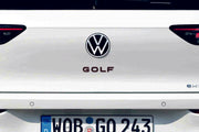 Volkswagen tailgate trunk rear 3D emblem with Golf logo for Golf VIII 2020+ (type MIXT)