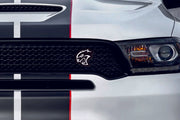 Dodge Illuminated LED Radiator Grille Emblems and Badges with Hellcat Head logo Dodge Led emblems decoinfabric