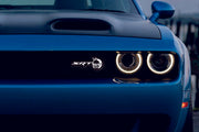 Dodge Illuminated LED Radiator Grille Emblems and Badges with SRT Scatpack Head logo Dodge Led emblems decoinfabric