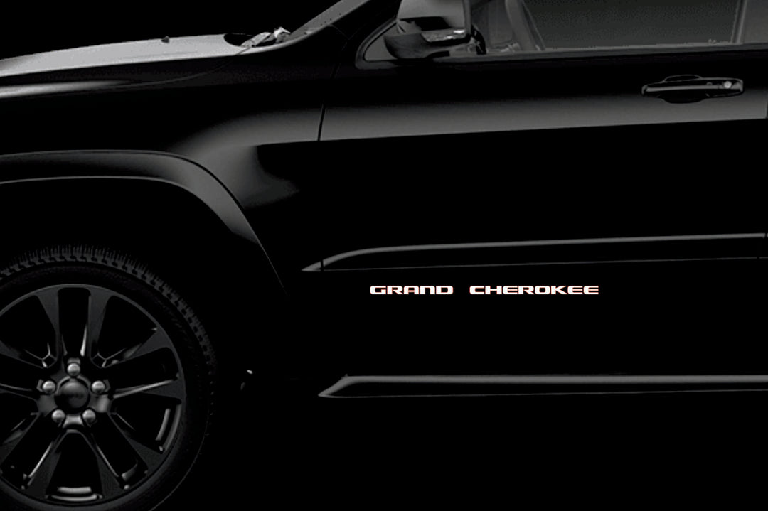 Jeep 3D emblem for fenders with Grand Cherokee logo (type MIXT) Jeep emblems decoinfabric