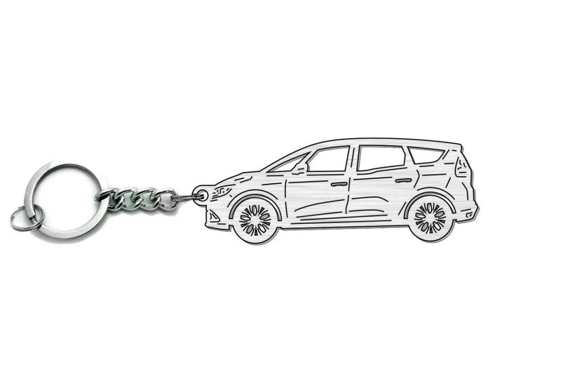 Car Keychain for Renault Grand Scénic IV 2016+ (type STEEL)