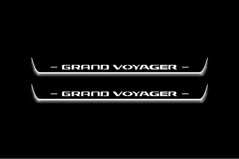 Chrysler Grand Voyager V 2008-2015 Car Light Sill With Logo Grand Voyager