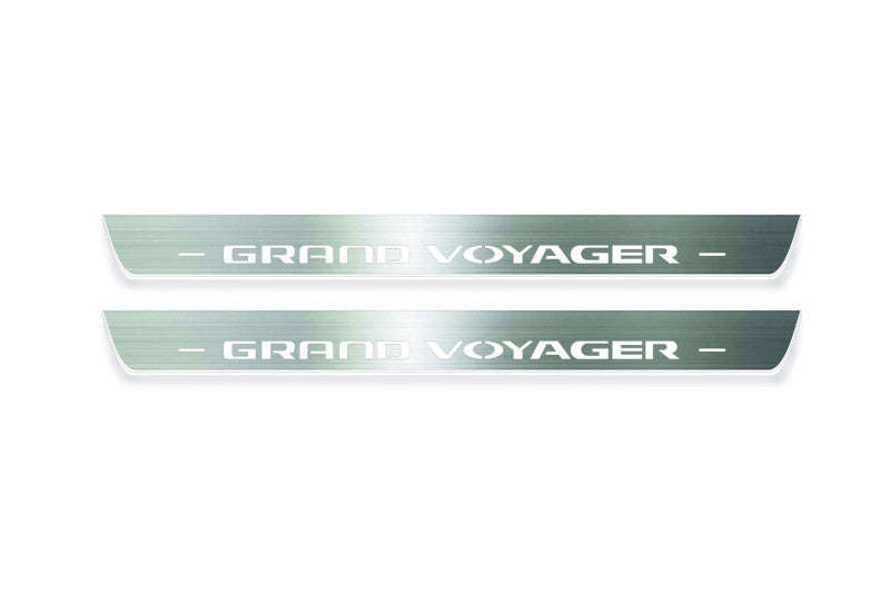Chrysler Grand Voyager V 2008-2015 Car Light Sill With Logo Grand Voyager
