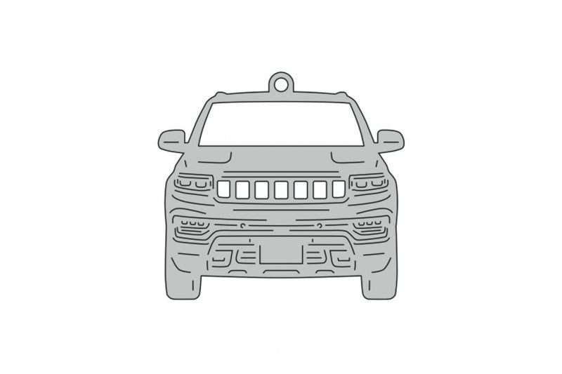 Car Keychain for Jeep Grand Wagoneer 2021+ (type Front) Keychains opdesign