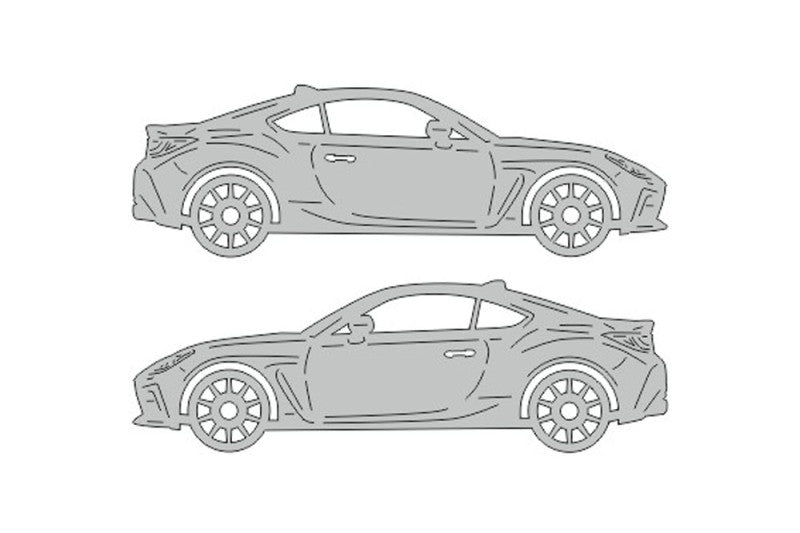 Toyota GR86 (2021+) Floor Mat Emblem Set – Stainless Steel Badges Car Mats Badges Decoin