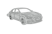 Car Keychain for Hyundai Grandeur VI 2016-2022 (type 3D) Keychains opdesign