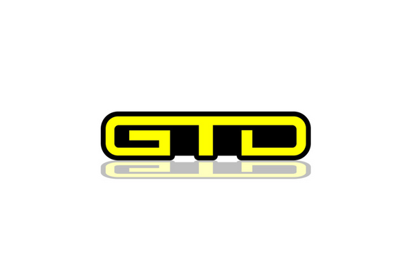 Ford Mustang Radiator grille emblem with GTD logo