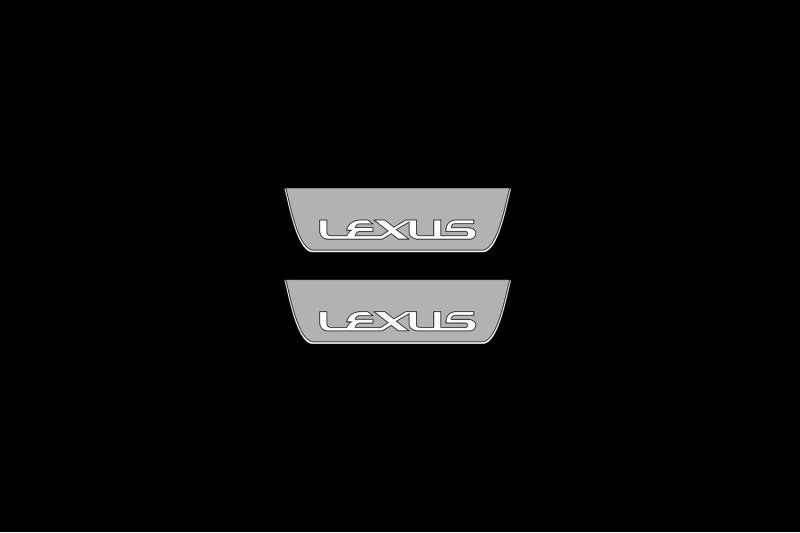 Lexus GS III 2005-2012 Door Sill Lights With Logo Lexus Lexus Led Door Sills opdesign