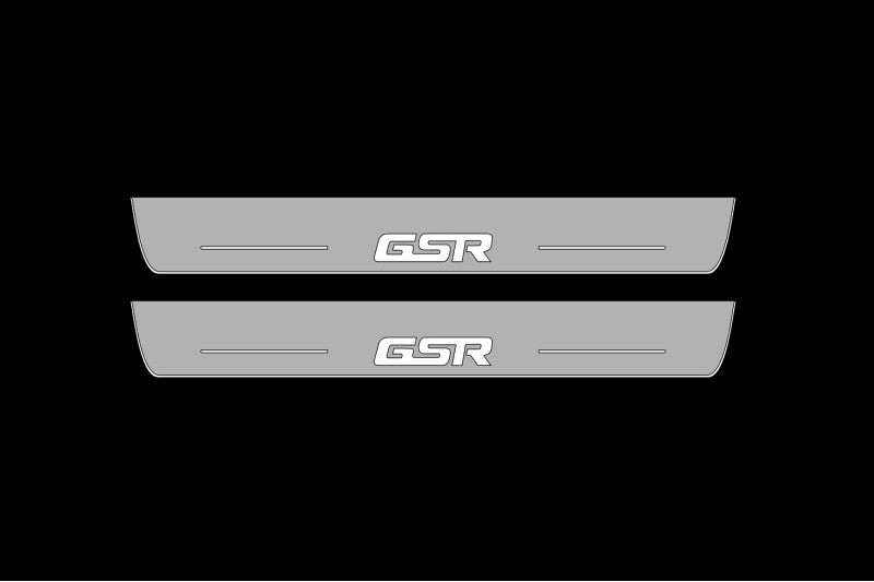 Mitsubishi Lancer Evolution X 2007-2016 Car Sill With Logo GSR Mitsubishi Led Door Sills opdesign