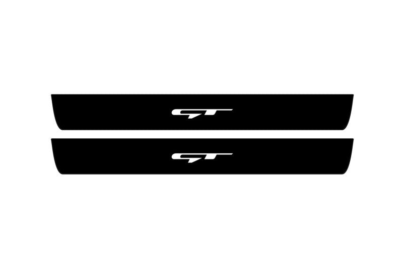 KIA Ceed II 2012-2018 Led Door Sill Pro With Logo GT (Premium Painting) KIA Led Door Sills PRO opdesign