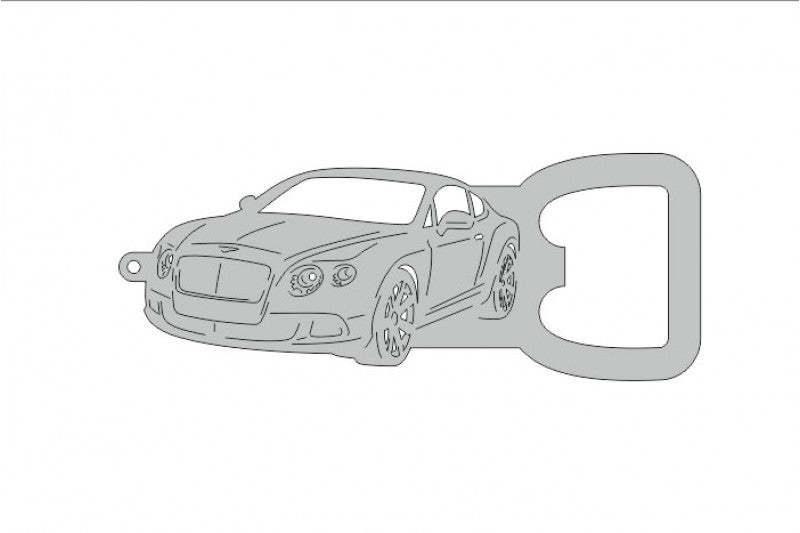 Keychain Bottle Opener for Bentley Continental GT II 2011-2018 Keychains opdesign
