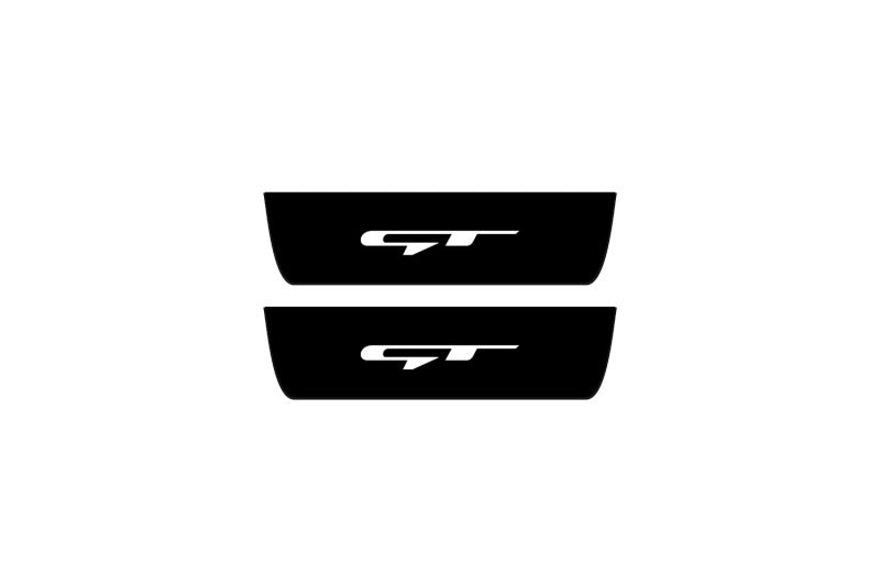 KIA Ceed II 2012-2018 Led Door Sill Pro With Logo GT (Premium Painting) KIA Led Door Sills PRO opdesign