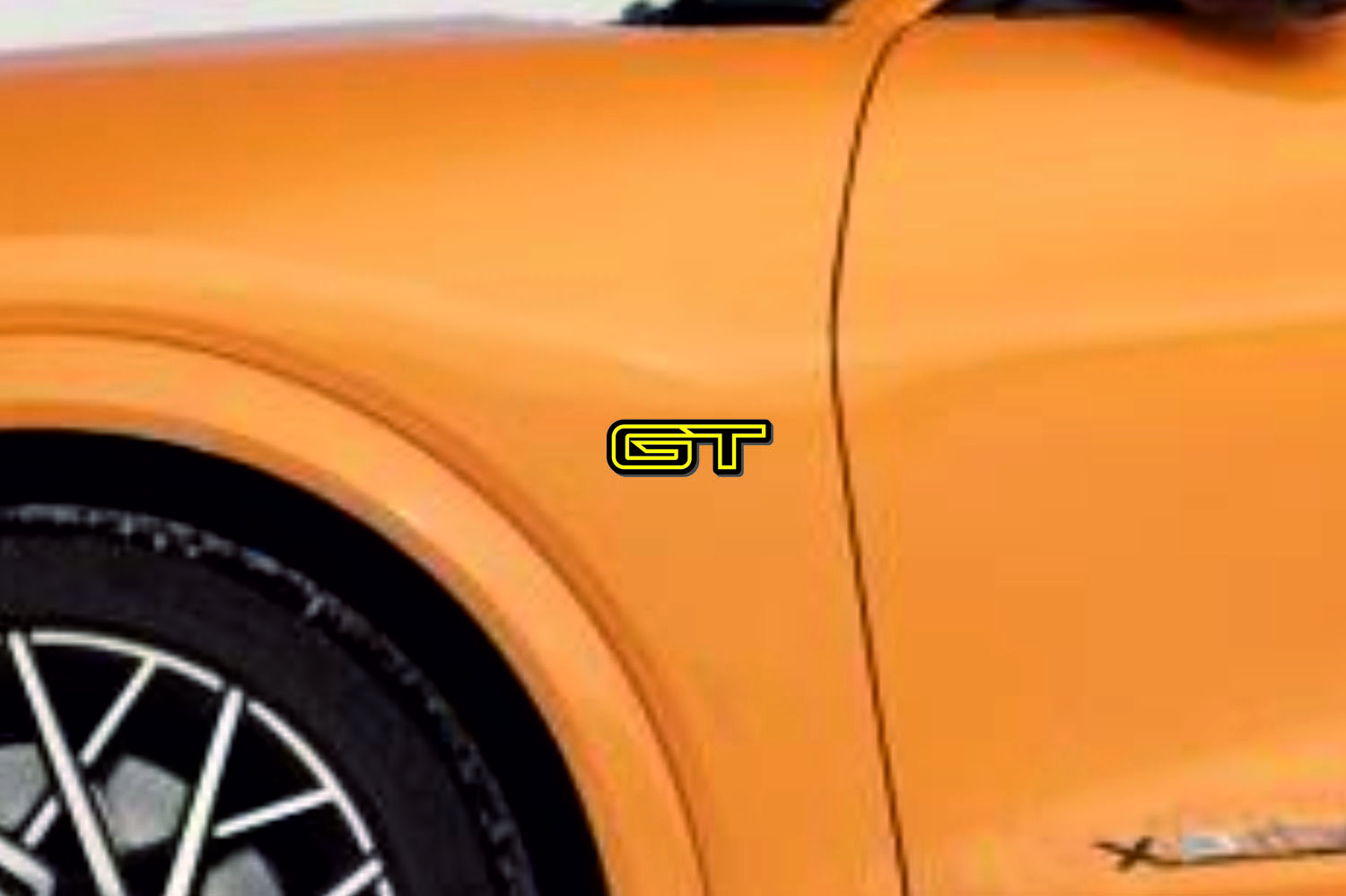 Ford Mustang Mach-E emblem for fenders with GT logo