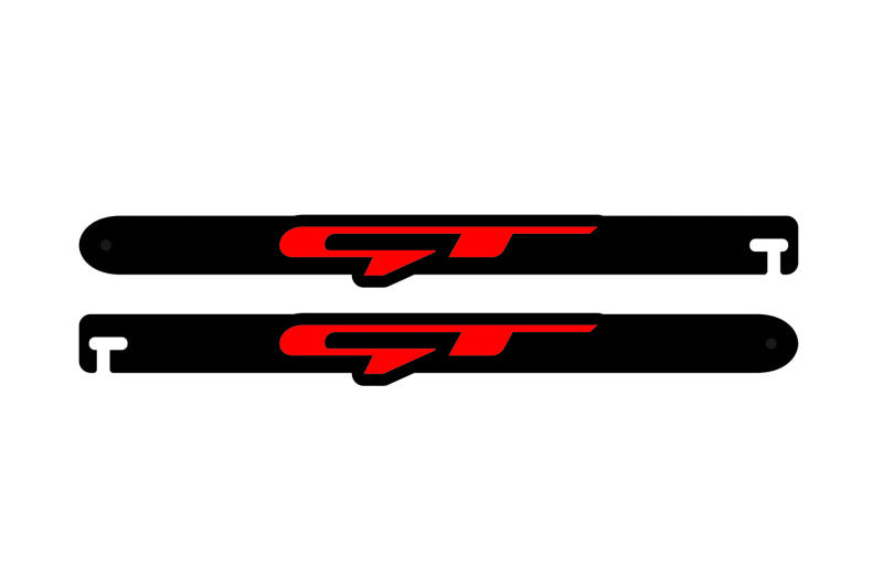 Custom Car Show Door Props KIA GT Logo Stainless Steel Car Show Stainless Steel Door Props decoinfabric