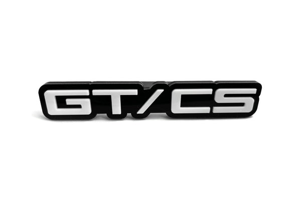 Ford tailgate trunk rear emblem with GT/CS logo (type 2)