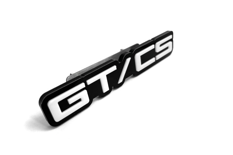 Ford Mustang Emblem & Badges set with GT/CS logo (Type 2) Ford emblems decoinfabric BLACK WHITE