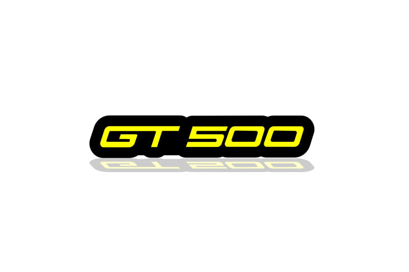 Ford Illuminated LED Radiator Grille Emblems and Badges with GT500 logo Ford Led Emblems decoinfabric