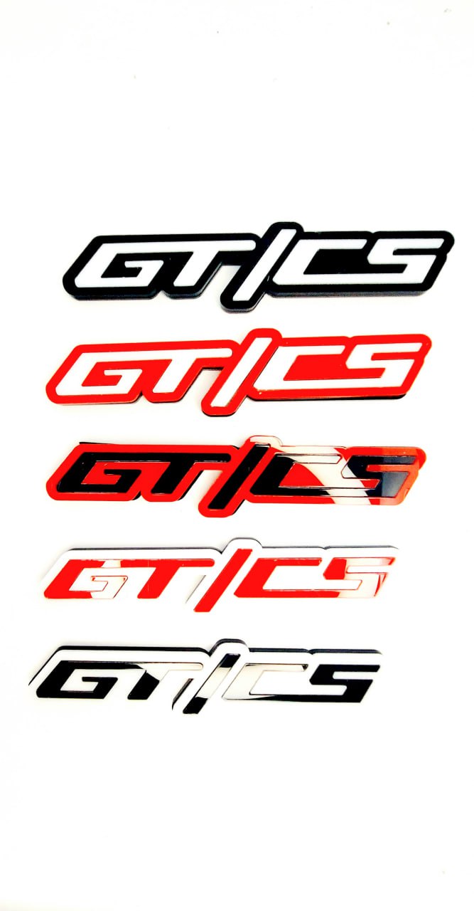 Ford Mustang Emblem & Badges set with GT/CS logo